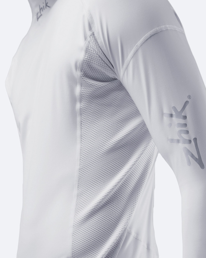 Moška Eco Spandex majica z dolgimi rokavi – Platinum