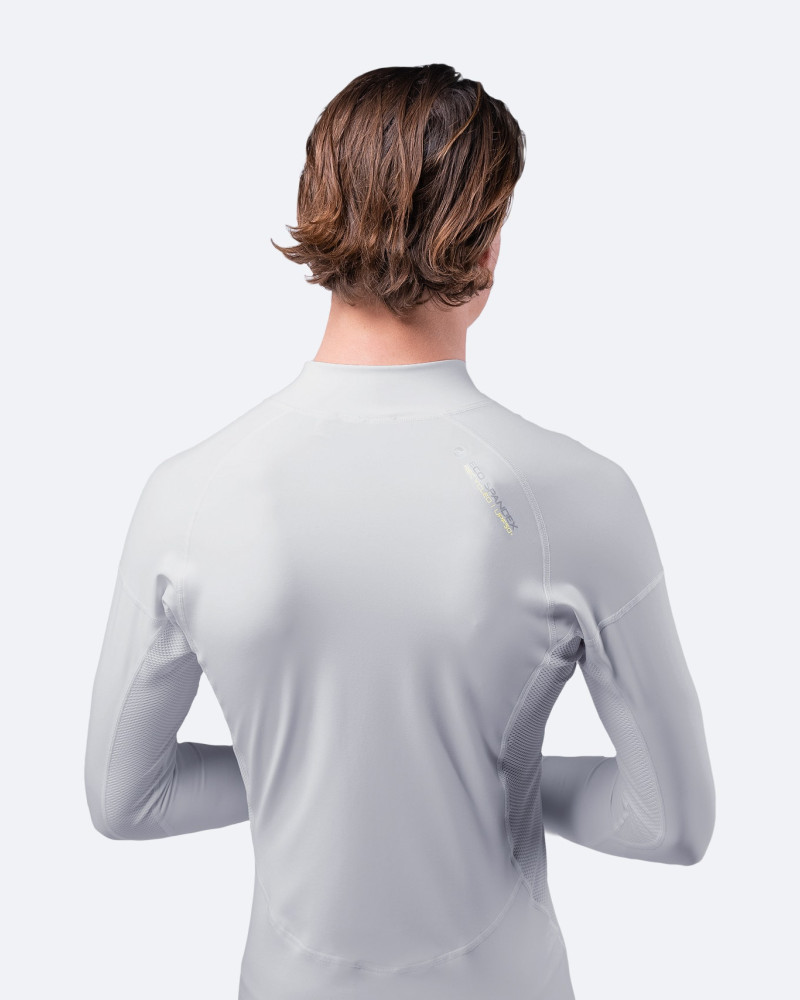 Moška Eco Spandex majica z dolgimi rokavi – Platinum