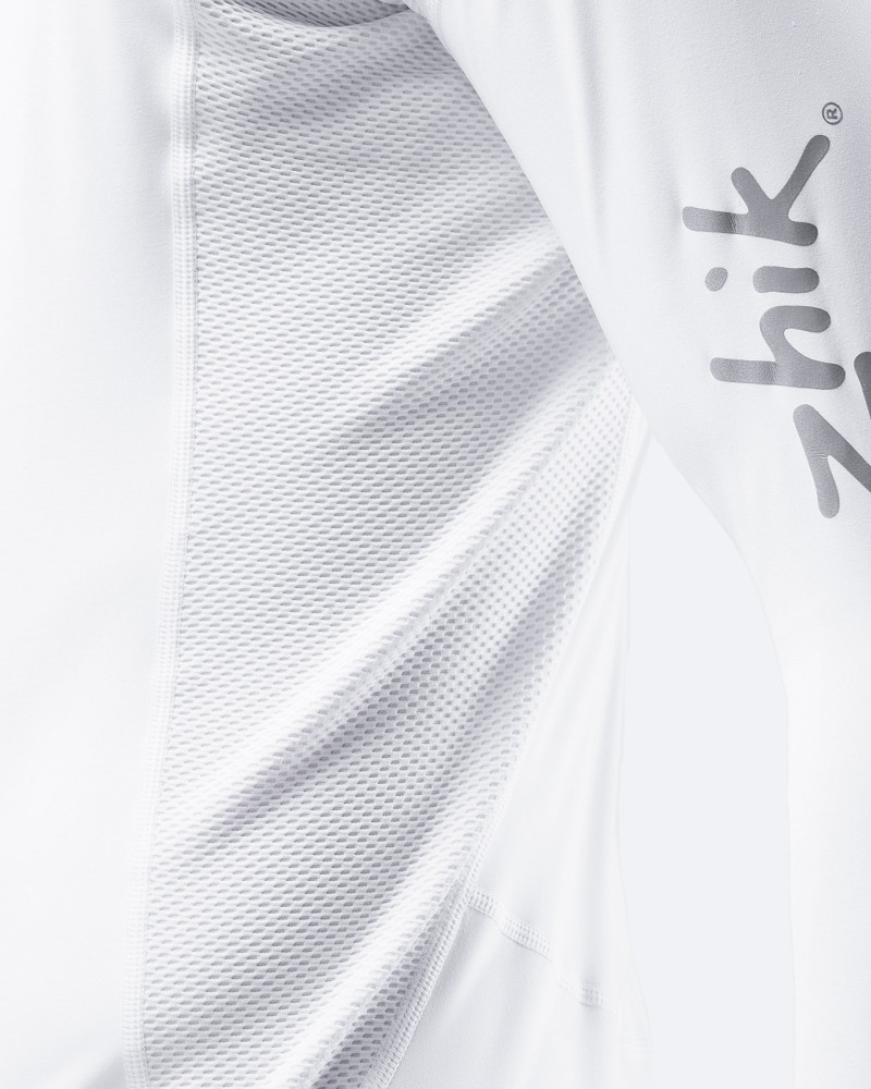 Moška UV-zaščitna majica Zhik Eco Spandex UPF 50+ - bela