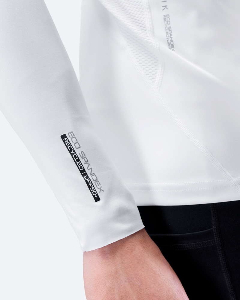 Moška UV-zaščitna majica Zhik Eco Spandex UPF 50+ - bela