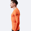Moški Eco Spandex LT dolgi rokavi Baselayer - ognjeno rdeč