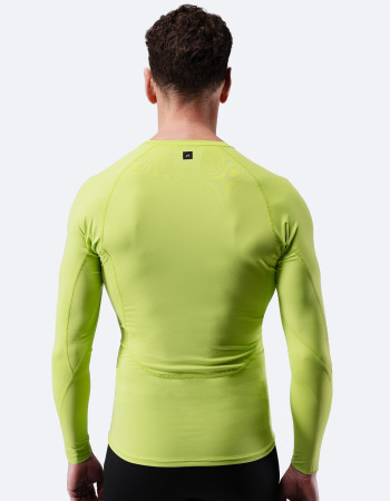 Moški Eco Spandex LT dolgi rokavi Baselayer - limeta