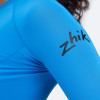 Ženski Eco Spandex LT dolgi rokavi Baselayer - cijan