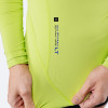 Ženski Eco Spandex LT osnovni top z dolgimi rokavi, limeta