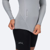 Ženski Eco Spandex LT osnovni top z dolgimi rokavi - platinast