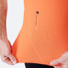 Moški Eco Spandex LT kratki rokavi osnovni top - ognjeno rdeč