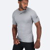 Moški Eco Spandex LT kratki rokavi osnovni top - platinast