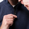 Moška pletena flis jakna Zhik Knit Fleece - temno modra marle