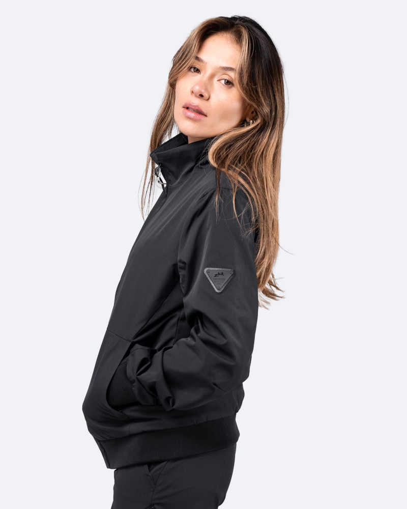 Ženska pilotska jakna - črna
