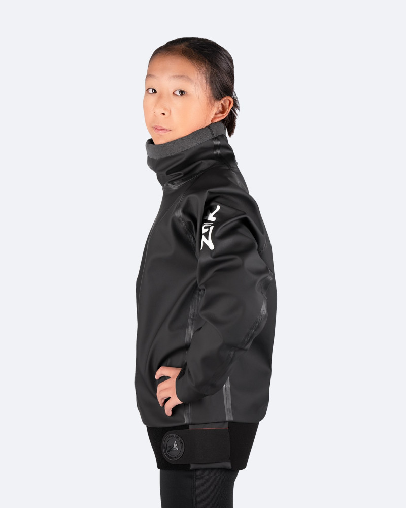 Otroška Aqua anorak - črn