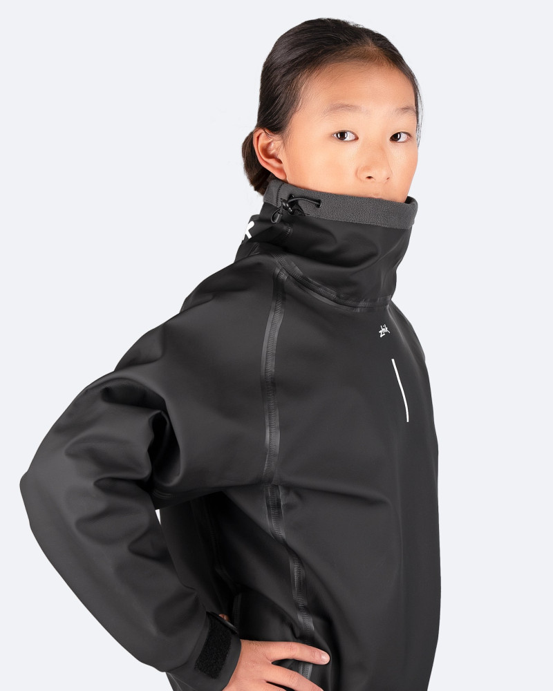 Otroška Aqua anorak - črn