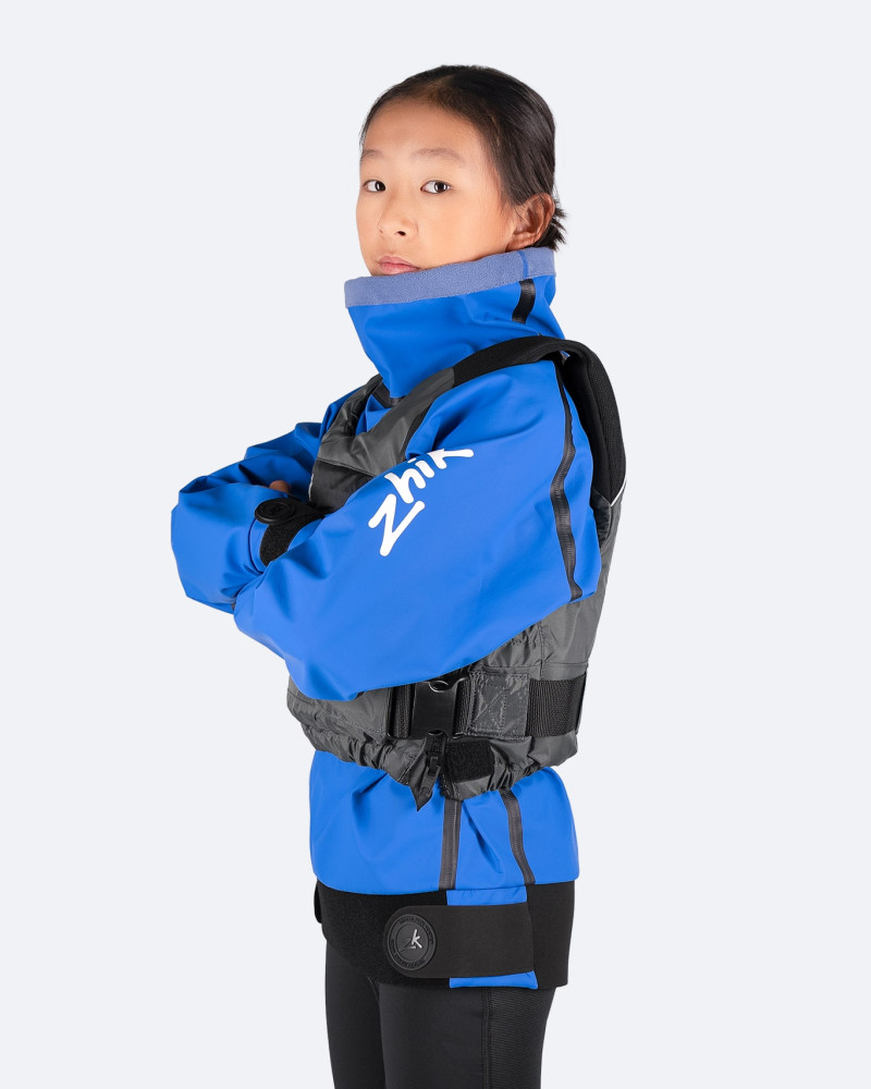 Otroška Aqua anorak - moder