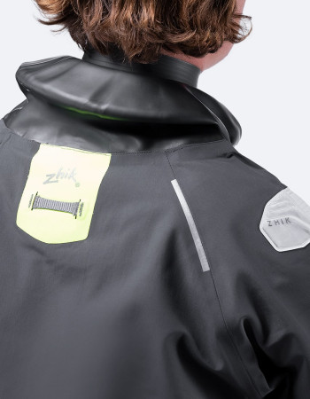 Črni lateks anorak OFS800