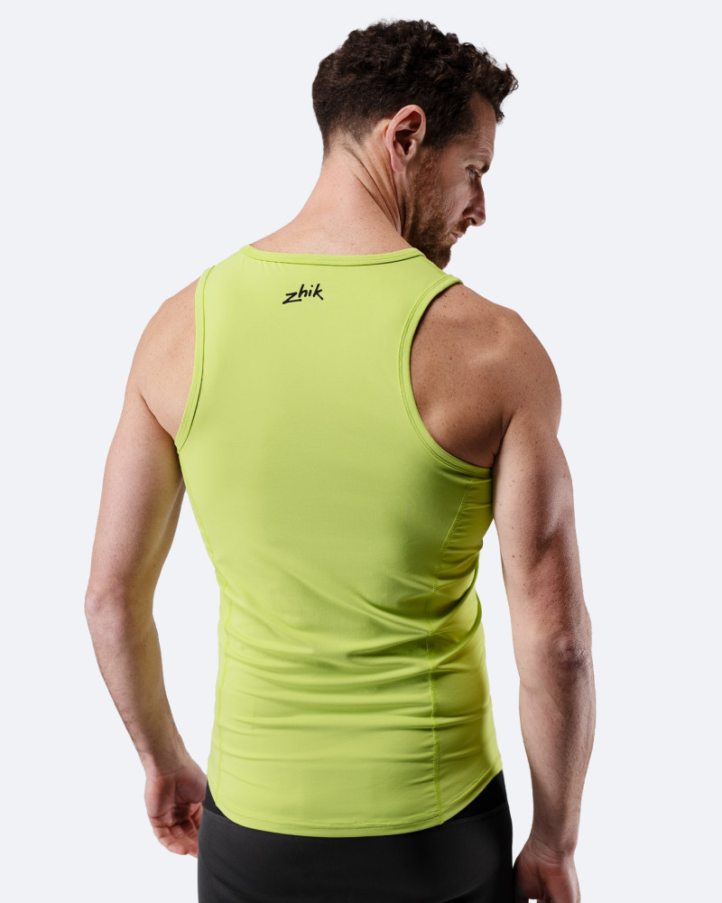 Moški Eco Spandex LT Race Singlet - limeta