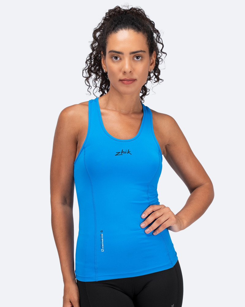 Ženski Eco Spandex LT Race Singlet - cijan