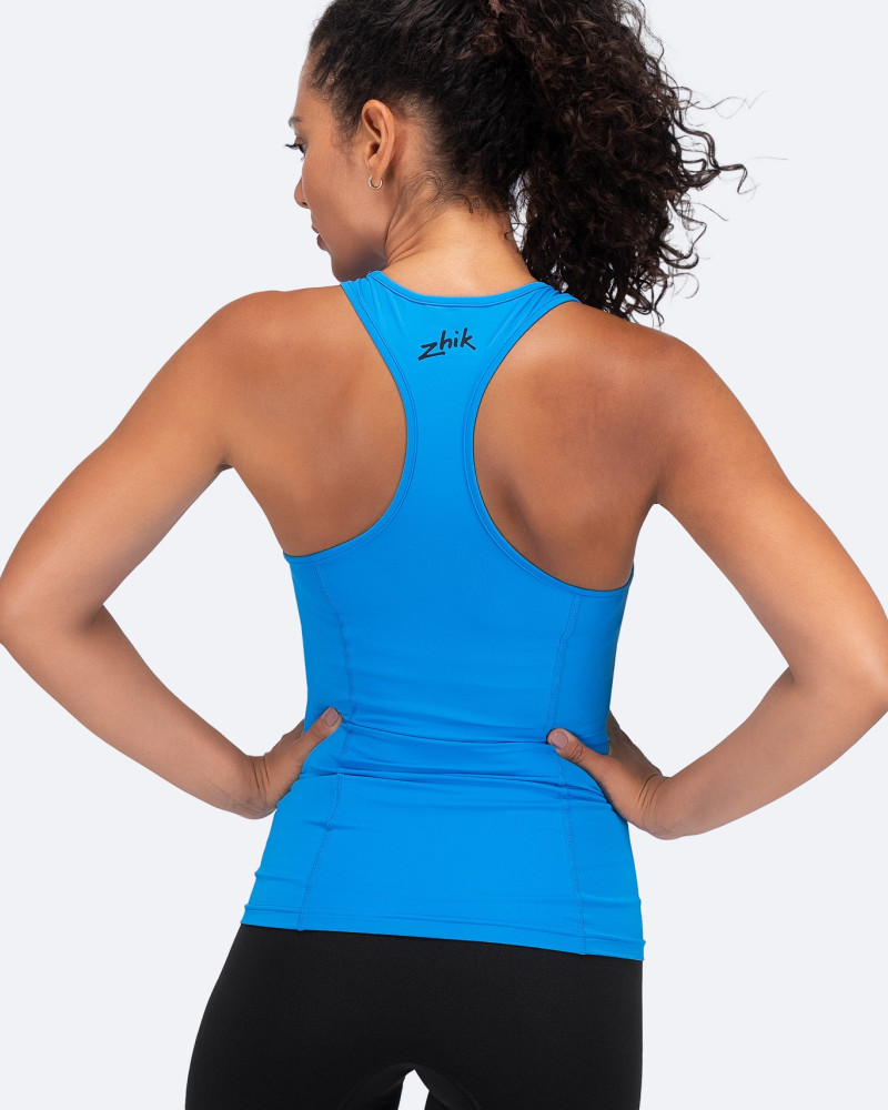 Ženski Eco Spandex LT Race Singlet - cijan