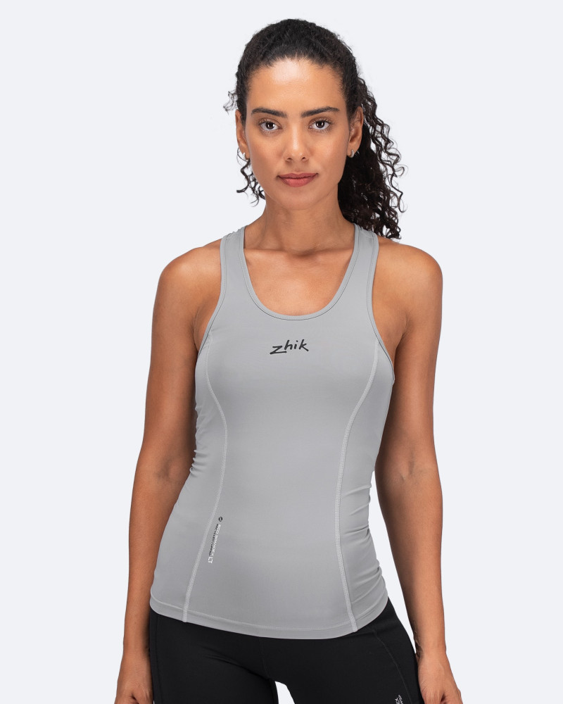 Ženski Eco Spandex LT Race Singlet - platinast