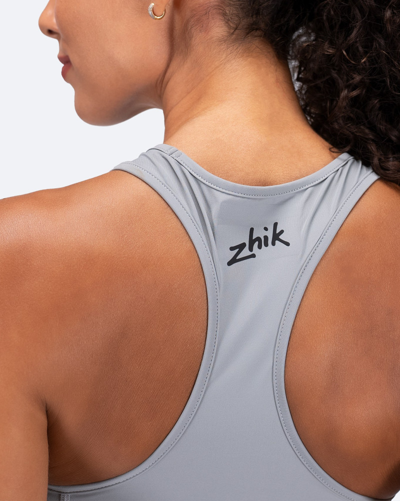 Ženski Eco Spandex LT Race Singlet - platinast